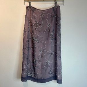 Beautiful lavender beaded skirt size 6